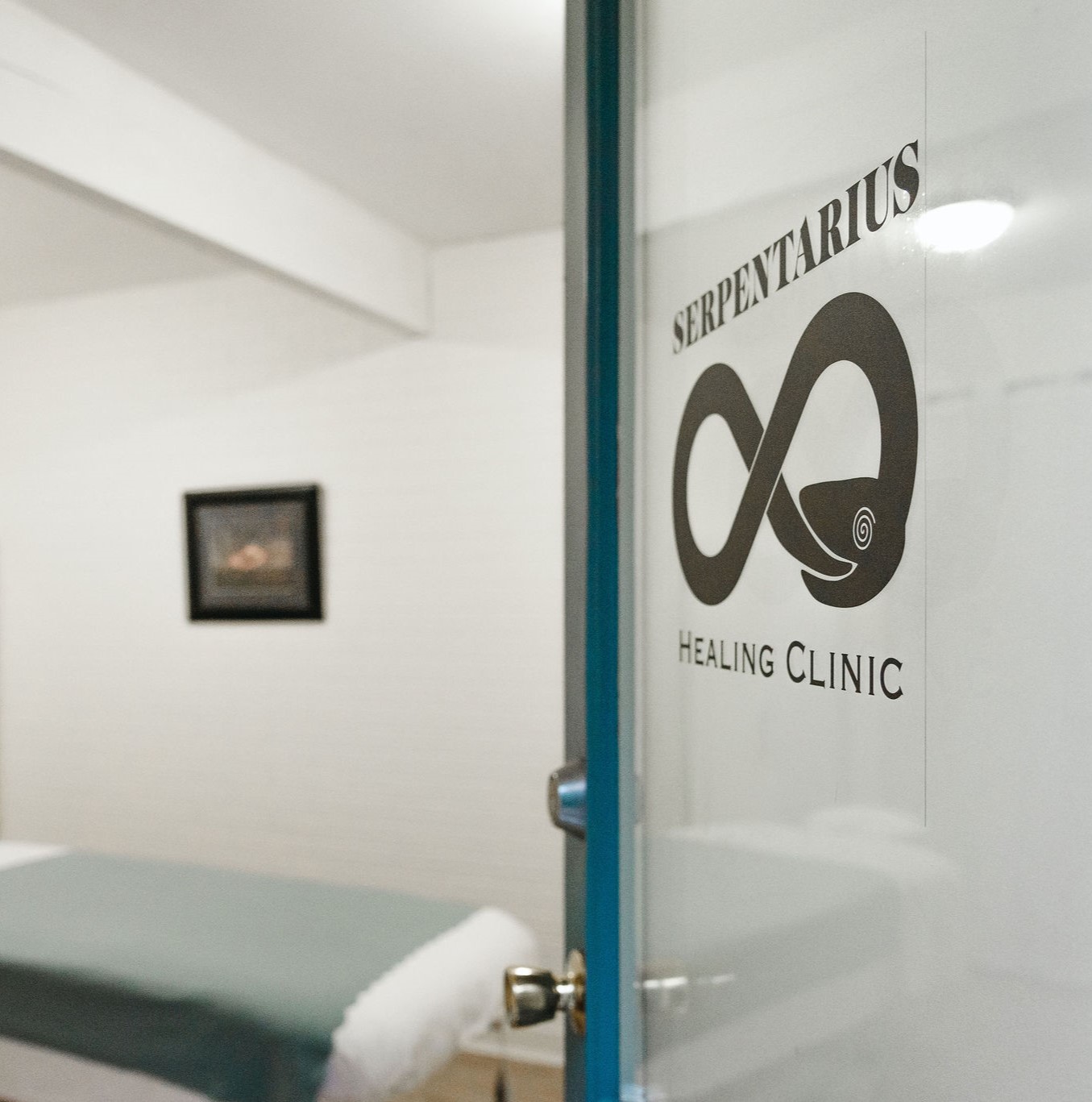 entrance to the registered massage therapy, RMT,  clinic